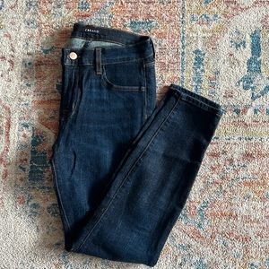 JBrand, slim fit skinny dark wash crop denim size 27